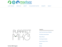 Tablet Screenshot of madacc.org